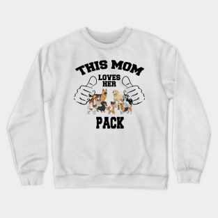 This Mom Loves Her Pack Crewneck Sweatshirt